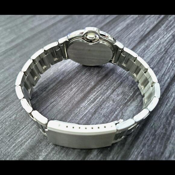 Art Deco Roman Adesso Neuvoux Stainless Men's Dress Watch - Picture 7 of 9